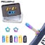 2 Sets of Titanium Bicycle Presta Valve Cap and Nut with Wrench Tool - Colourful Carousel 1