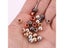50pcs/bag Hair Braid Beads 8mm Gold Silver Glossy Dreadlocks Hair Ring Braid Carousel 4