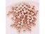 50pcs/bag Hair Braid Beads 8mm Gold Silver Glossy Dreadlocks Hair Ring Braid Carousel 8