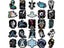 50pcs Graffiti Astronaut Stickers Outer Space Vinyl Decals For Laptop Car Bike Carousel 3