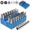 33PCS Security Tamper Proof Star Torx Philips Hex Spanner Screwdriver Bits Set Carousel 7