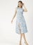 Moomaya Solid Stylish Back Dress, Front Slit Calf Length Dresses For Carousel 3