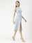 Moomaya Solid Stylish Back Dress, Front Slit Calf Length Dresses For Carousel 8