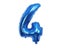 32 Inch Blue Number Foil Balloon Digital 0 To 9 Helium Balloons Birthday Party Carousel 8