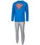 2 X Mens Superman Pyjamas Pyjama Tracksuit Adult Super Man Sleep Set Carousel 1