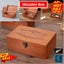 NEW new Vintage Wood Storage Box Tea Jewellery Chest Container *Sale NOW* Carousel 1