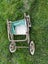 Vintage Pram, Green and White Carousel 10