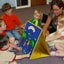 Foldable Freestanding Felt Flannel Board Quiet Book for Toddlers Preschool Carousel 3