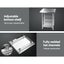 Cefito 610 X 610M Commercial Stainless Steel Kitchen Bench Kitchen Benchtops Carousel 4