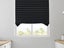 150x60cm Black Window Shades Pleated Blinds Light Blocking Pleated Shades Carousel 1