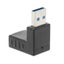 90 Degree Angle Usb 3.0 Male To Female Connector Adapter For Laptop Pc Black USB Carousel 3