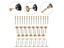 45pcs Wire Wheel Brush Set NZ Clearance Carousel 6