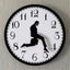 Ministry Of Silly Walk Wall Clock Comedian Home Decor Novelty Wall Watch Funny W Carousel 2