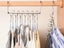 2 X Clothes Pants Hanger Space Saver Closet Organizer Rack Carousel 4