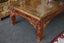 Xtra Large Handcrafted Coffee Table With Antique Grill Carousel 7