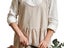 Beige Cotton Linen Aprons Cross Back Apron with Pockets for Kitchen Flower Shop Carousel 4