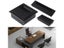 1PC Aluminum Alloy PC Desk Wire Hole Cover For Office Table Carousel 6