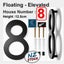 Modern Floating House Numbers MailBox Numbers -Number 8 *Over Stocked* Carousel 2