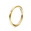 6mm Gold Piercing Ear Tragus Eyebrow Cartilage Septum Lip Nose Hoop Clicker Ring Carousel 3