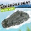 2.4GHZ RC Crocodile Boat,Halloween Prank Toy For Pool , Pond And Garden Carousel 4