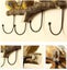 Coat Rack Hat Hanger Wall Mounted Coat Rack Decorative Wall Hook Carousel 3