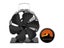 6 Blades Heat Powered Stove Fan Black Fireplace Log Wood Burner Eco Quiet Home Carousel 3