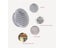 Hot 201 Stainless Steel Wall Air Vent Grille Exterior Round Ducting Ventilation Carousel 3