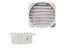 Hot 201 Stainless Steel Wall Air Vent Grille Exterior Round Ducting Ventilation Carousel 4