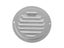 Hot 201 Stainless Steel Wall Air Vent Grille Exterior Round Ducting Ventilation Carousel 5