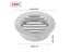 Hot 201 Stainless Steel Wall Air Vent Grille Exterior Round Ducting Ventilation Carousel 7