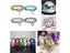 Hologram Iridescent Rainbow Mirrored Faux PU Leather Synthetic Laser Carousel 5