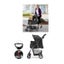 Black Pet Stroller Carousel 3