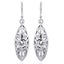 925 Sterling Silver 3-D Koru Flower Earrings "Puawai" Carousel 5
