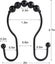 Shower Curtain Hooks, 12 Pcs Shower Curtain Rings, Stainless Steel Roller Rust-r Carousel 3