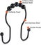 Shower Curtain Hooks, 12 Pcs Shower Curtain Rings, Stainless Steel Roller Rust-r Carousel 4
