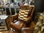 Urbano Interiors - Springfield Aged Italian Leather Chair Brown Carousel 2