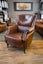 Urbano Interiors - Springfield Aged Italian Leather Chair Brown Carousel 4
