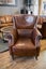 Urbano Interiors - Springfield Aged Italian Leather Chair Brown Carousel 5