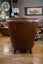 Urbano Interiors - Springfield Aged Italian Leather Chair Brown Carousel 8