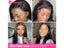 100 Human Hair Bundles 4x4 Lace Closure Brazilian Straight Hair Weave 3 Bundles Carousel 7