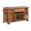 Danube Large Granite Top Oak Kitchen Island Carousel 6