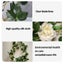 2M White Artificial Flowers Vine Fake Rose Flower Rattan for Wedding Carousel 5