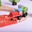 69 Pieces Wooden Train Tracks & Trains Construction Toys Carousel 9