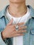Men's Smooth Titanium Steel Arrow Feature Necklace Carousel 2