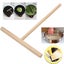 Portable Specialty Crepe Maker Pancake Batter Wooden Spreader Stick Carousel 5