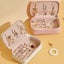 PU Portable Jewelry Box Jewelry Organizer Display Travel Jewelry Carousel 3