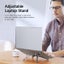 DUX Portable Adjustable Aluminum Alloy Laptop Stand Notebook Holder Foldable Carousel 13