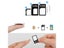 Black Nano SIM To Micro SIM Adapter Converter Set For Phone Accessories Carousel 5
