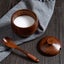 Wooden Salt Cellar Sugar Bowl Pepper Box Salt Seasoning Container Carousel 5
