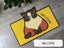40x60cm Welcome Doormat Entrance Hallway Rectangle Printed Non-Slip Carousel 1